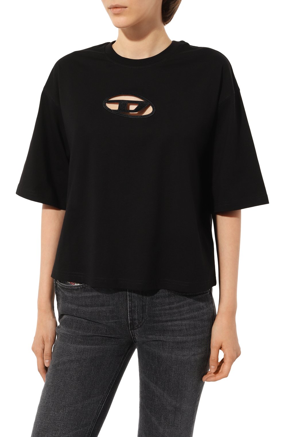 Хлопковая футболка DIESEL, арт. A11559/0NIAX, фото 3