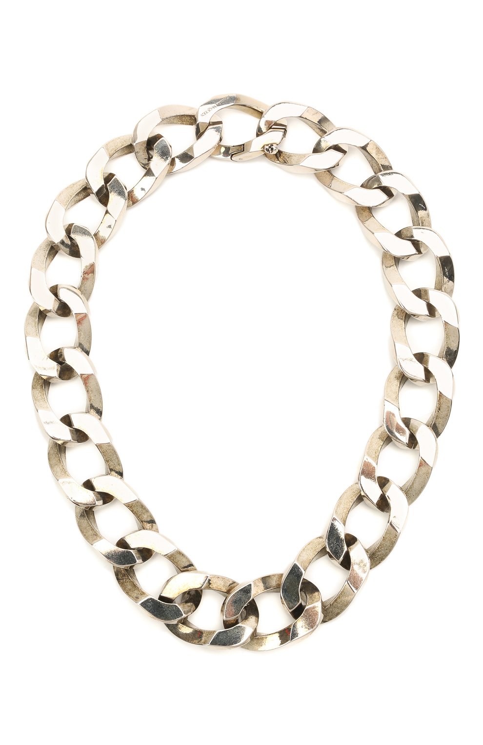 Колье ALEXANDER MCQUEEN серебряного цвета по цене 110500 руб., арт. 634059/J160Y, фото 1 Колье ALEXANDER MCQUEEN, арт. 634059/J160Y, фото 1