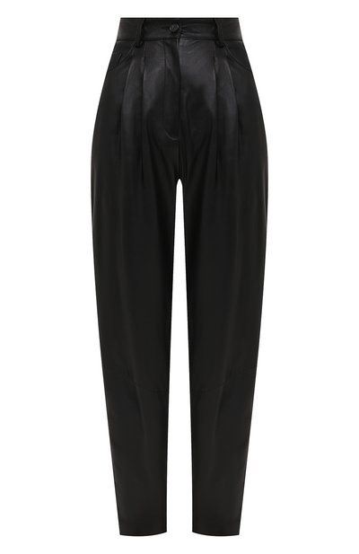 Женские кожаные брюки DOLCE & GABBANA, арт. FTBYGL/HULJ7