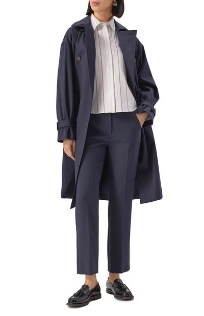 Хлопковая рубашка WEEKEND MAX MARA, арт. RUBIERA, фото 2