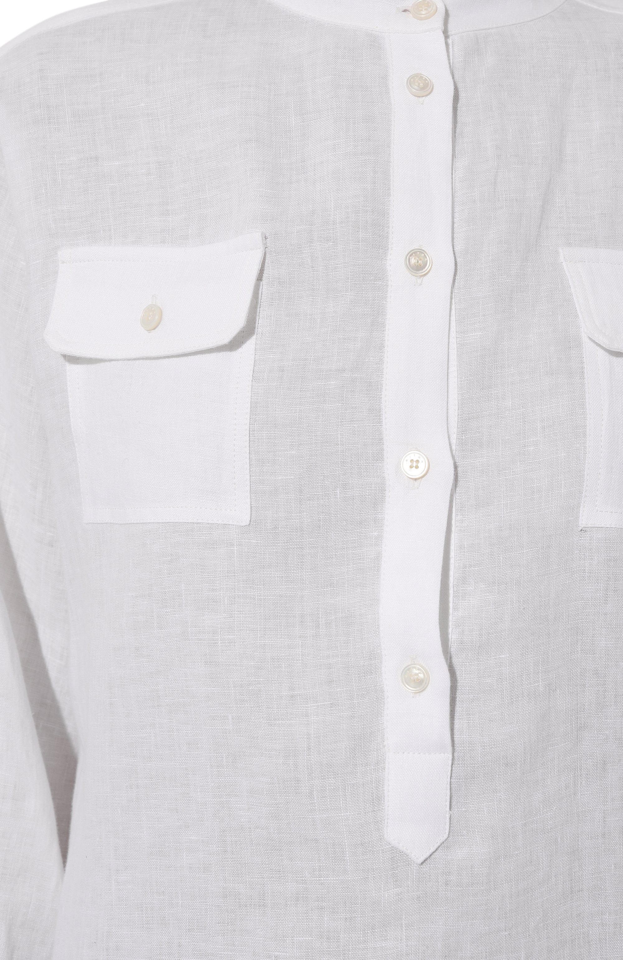 Льняная рубашка KITON, арт. D55448H08838, фото 5