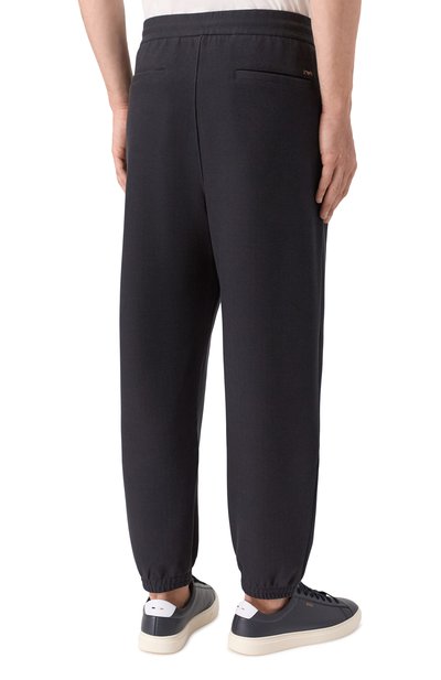 Джоггеры из хлопка и лиоцелла EMPORIO ARMANI, арт. EM005382/AF13700, фото 4