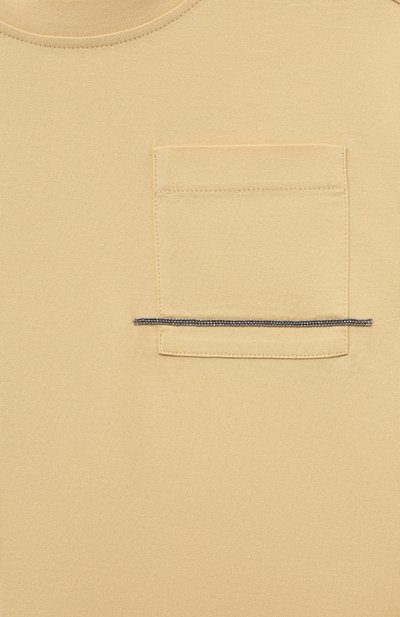 Хлопковая футболка BRUNELLO CUCINELLI, арт. B0T81T287A, фото 3