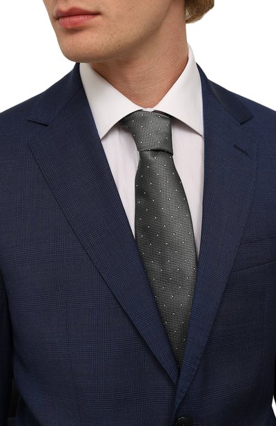 Шелковый галстук BRUNELLO CUCINELLI, арт. MM8920018, фото 2