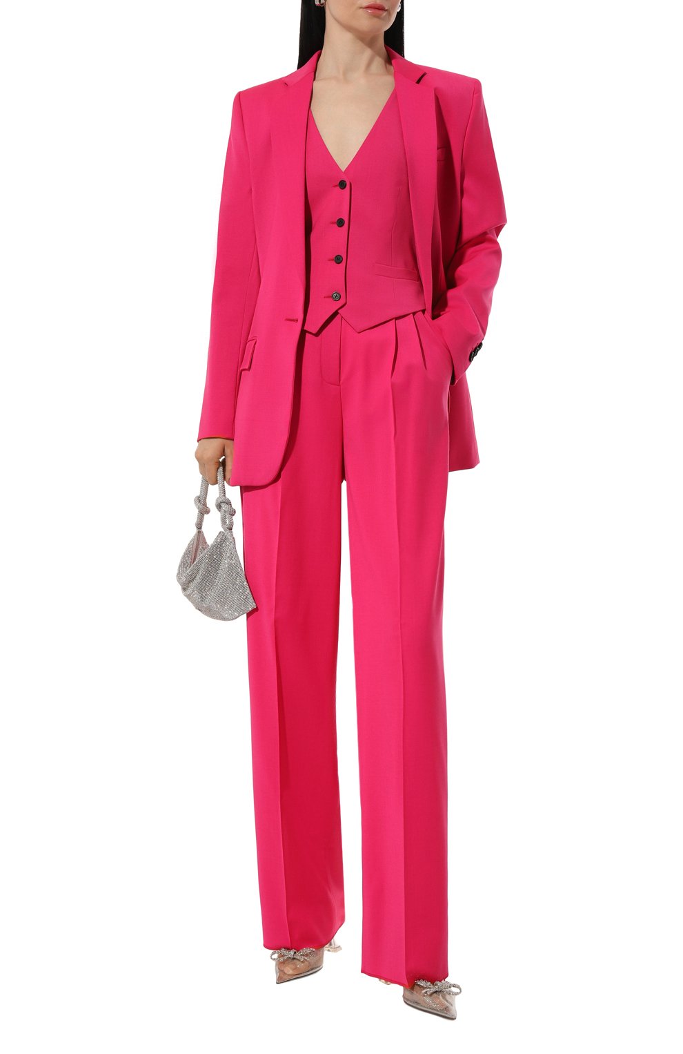 Туфли rosie glass sling 95 AMINA MUADDI, арт. R0SIE GLASS SLING 95/GLITTER PVC, фото 2