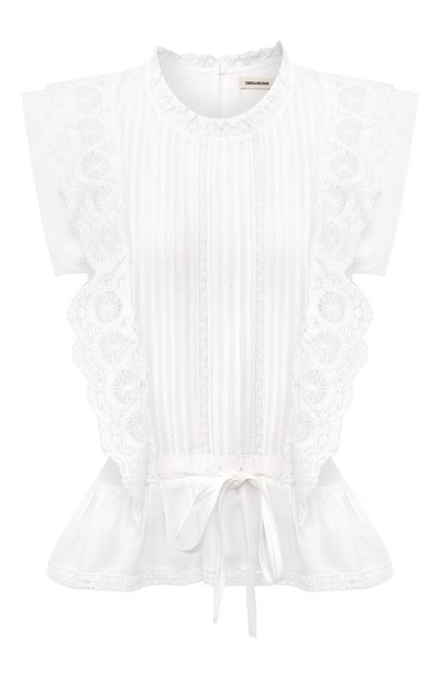 Женский хлопковый топ ZADIG AND VOLTAIRE, арт. SHCA3501F