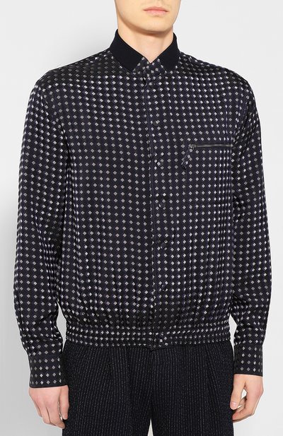 Рубашка GIORGIO ARMANI темно-синего цвета по цене 199500 руб., арт. 8WGCCZ1R/TZ394, фото 3 Рубашка GIORGIO ARMANI, арт. 8WGCCZ1R/TZ394, фото 3