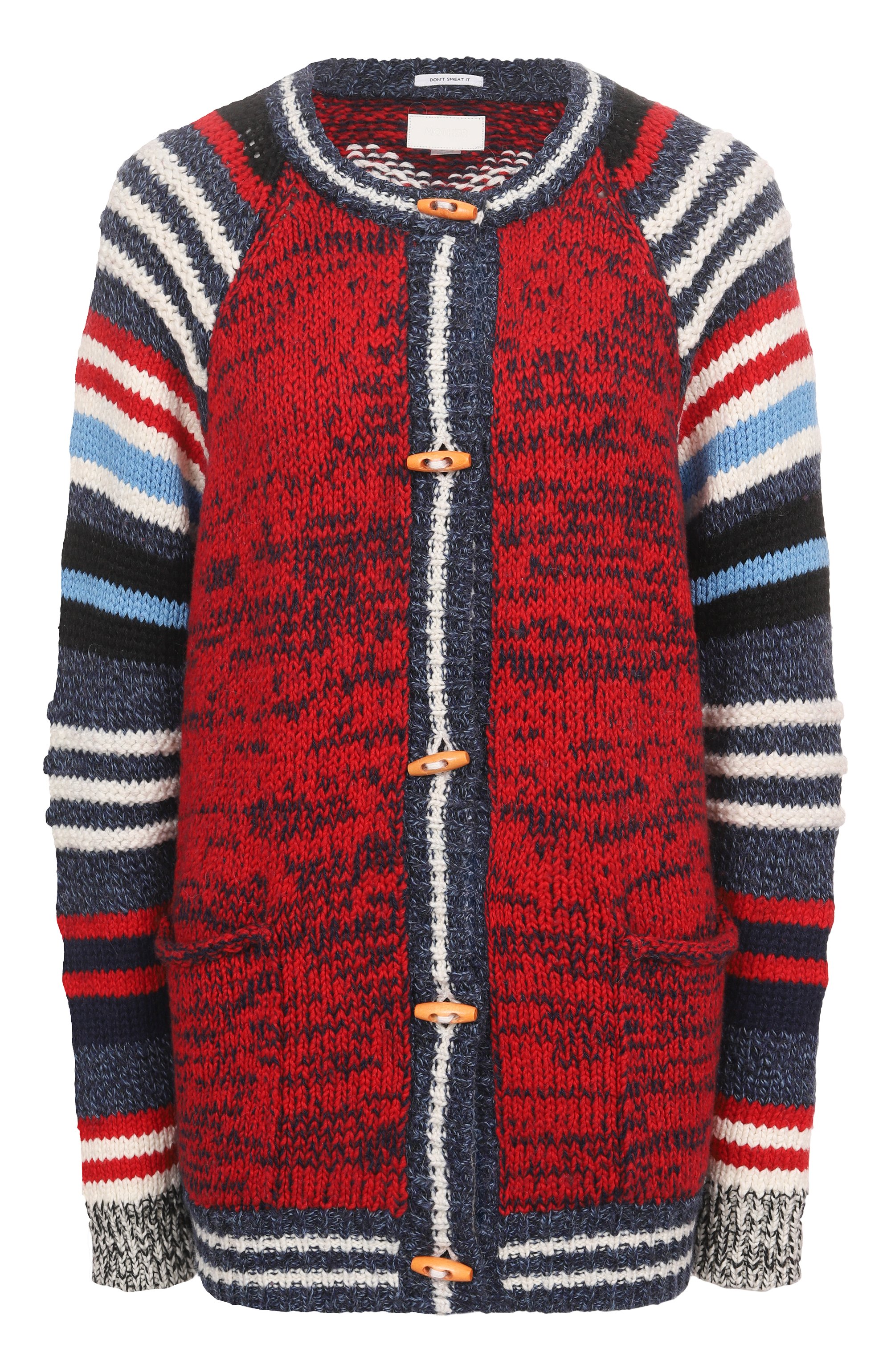 Кардиган из хлопка и шерсти MOTHER, арт. 82297-1681, фото 1