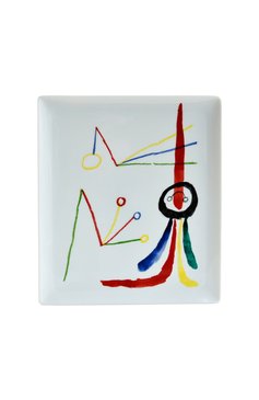 Поднос joan miro BERNARDAUD белого цвета, арт. 1844/8229 | Фото 1 (Региональные ограничения белый список (Axapta Mercury): Не проставлено; Нос: Не проставлено; Интерьер_коллекция: Joan Miro; Интерьер Кросс-КТ: Обеденная посуда; Ограничения доставки: fragile-2)