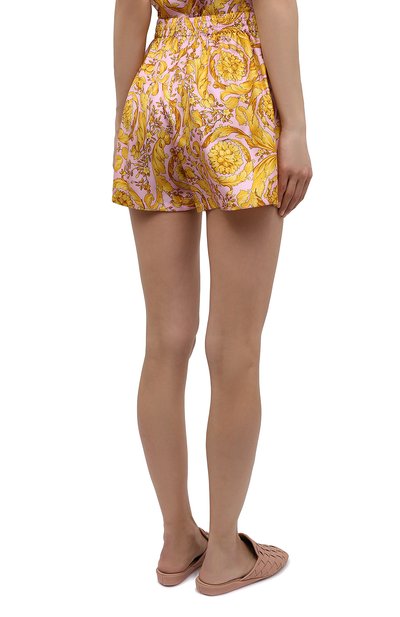 Шелковые шорты VERSACE, арт. AUD05063/A232999, фото 4