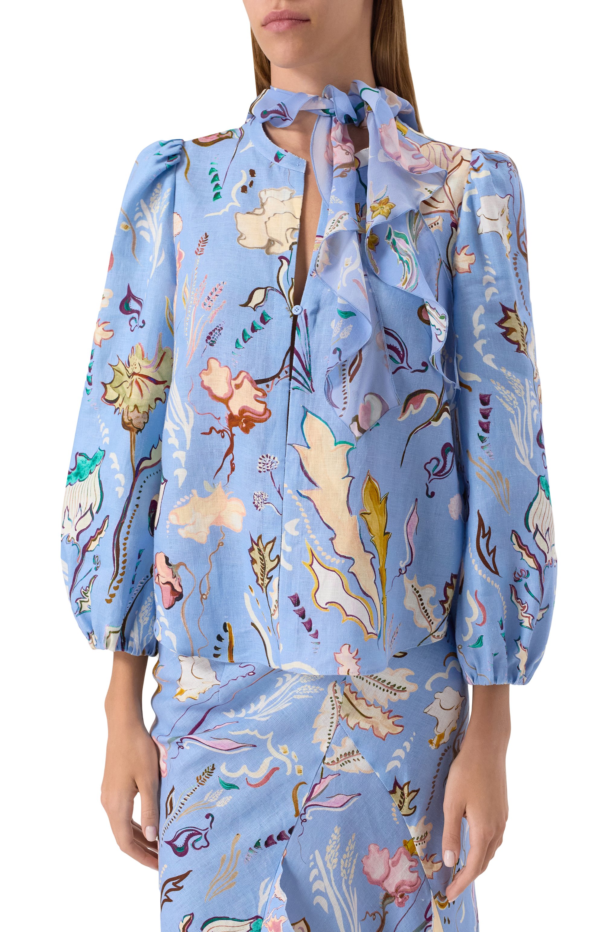 Льняная блузка DOROTHEE SCHUMACHER, арт. 948516, фото 3