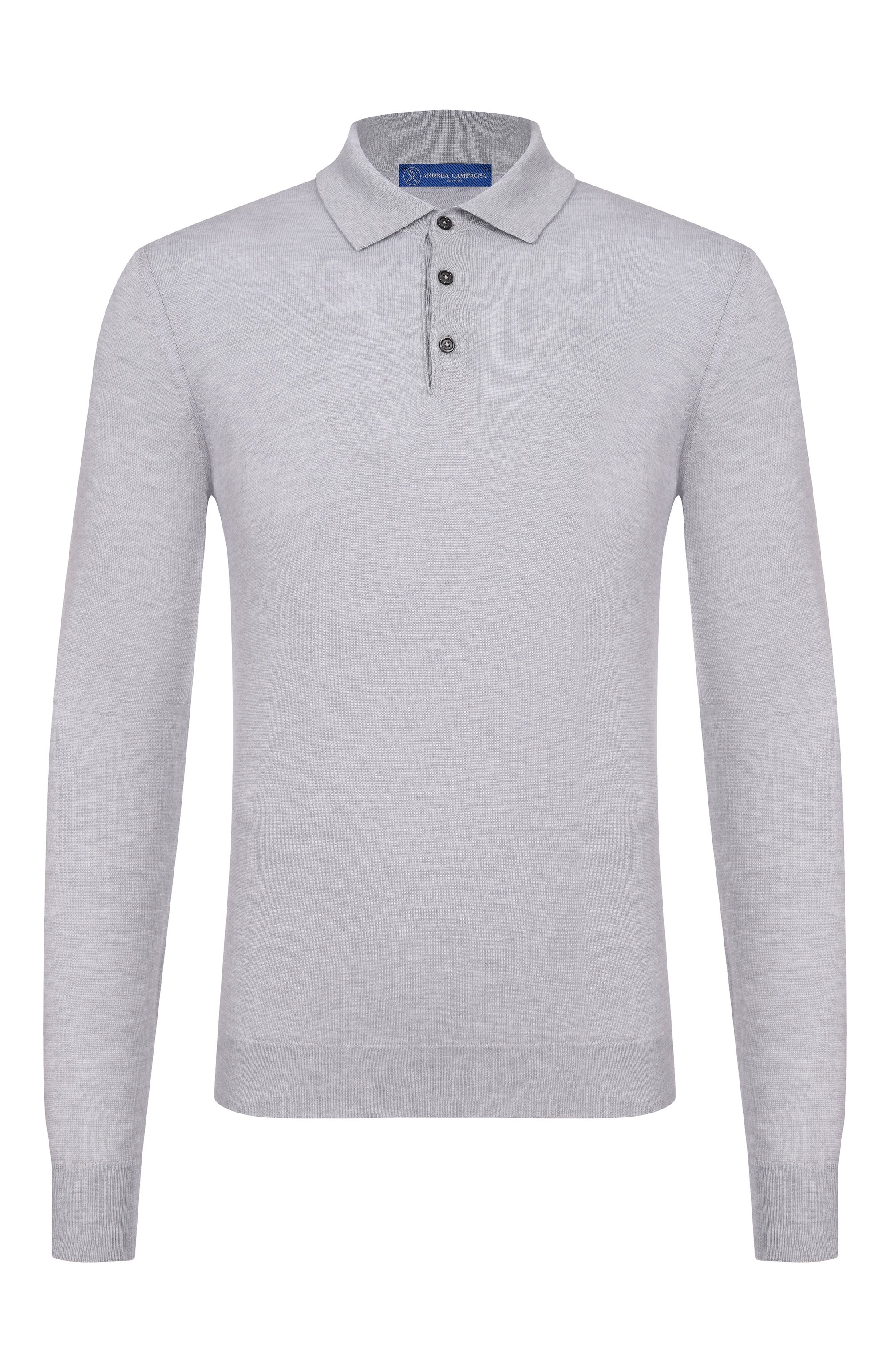Поло из кашемира и шелка ANDREA CAMPAGNA, арт. M5625-1531, фото 1