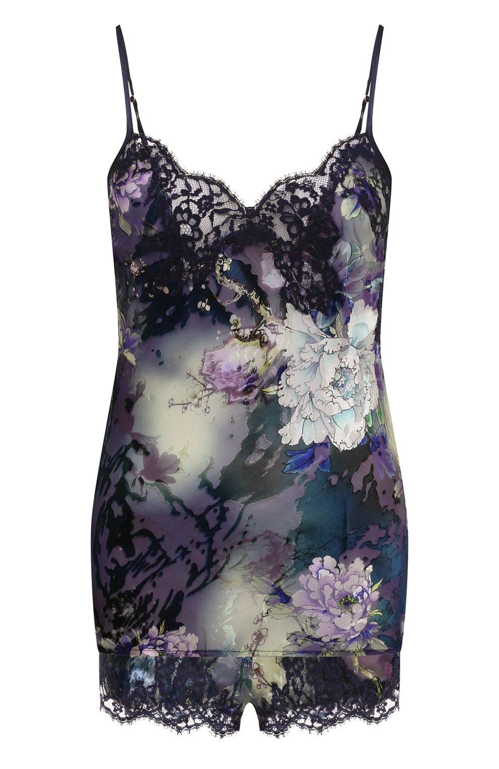 Пижама из вискозы и хлопка LISE CHARMEL синего цвета по цене 50800 руб., арт. ALH4277-ALH0177, фото 1 Пижама из вискозы и хлопка LISE CHARMEL, арт. ALH4277-ALH0177, фото 1