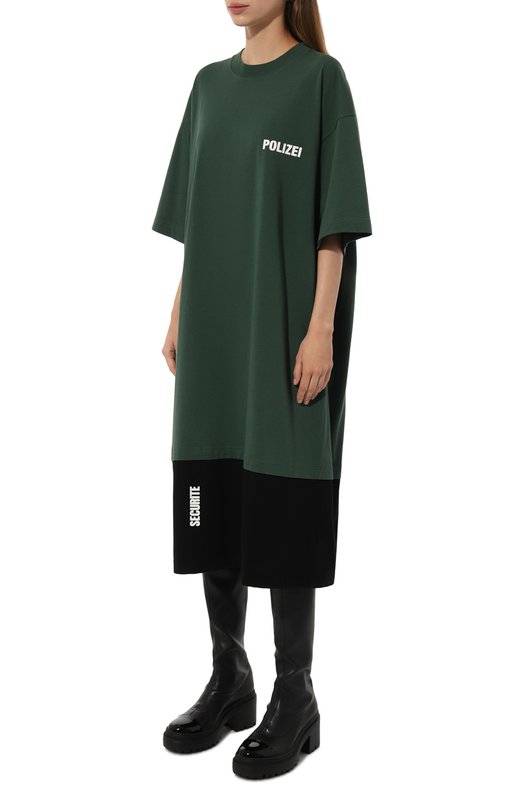 Хлопковое платье VETEMENTS 3