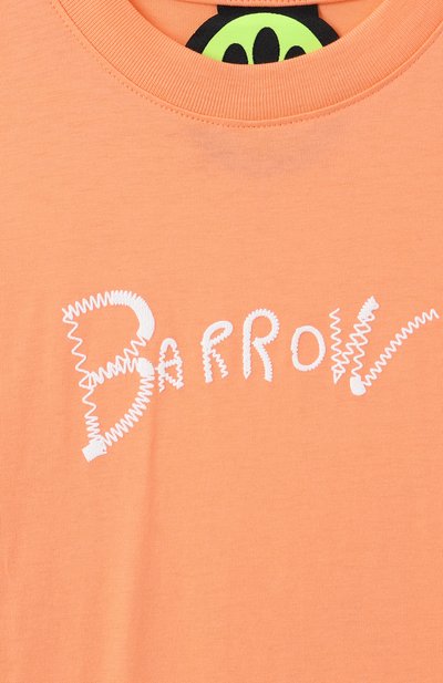 Хлопковое платье BARROW оранжевого цвета по цене 9950 руб., арт. S5BKJGDR165, фото 3 Хлопковое платье BARROW, арт. S5BKJGDR165, фото 3