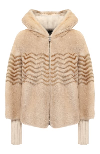 Шуба из меха норки LORO PIANA, арт. FAF0833, фото 1