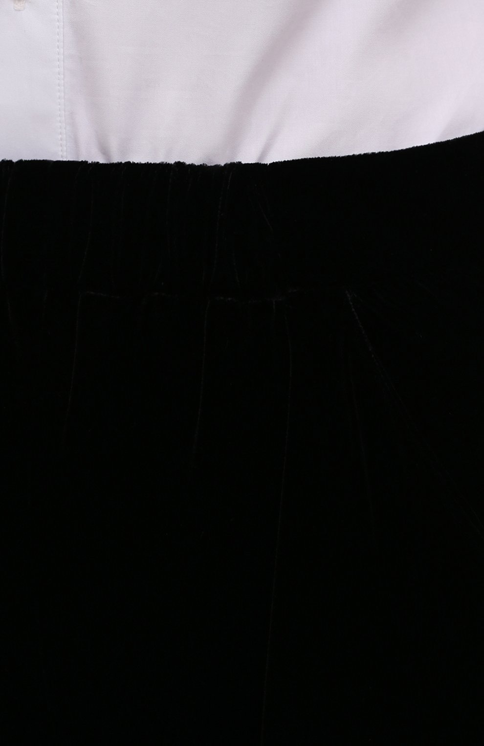 Бархатные брюки GIORGIO ARMANI черного цвета по цене 256000 руб., арт. 1WHPP0IQ/T01FD, фото 5 Бархатные брюки GIORGIO ARMANI, арт. 1WHPP0IQ/T01FD, фото 5