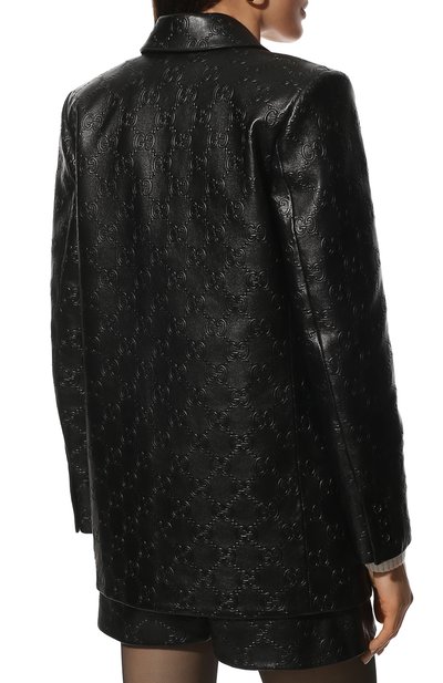 Кожаный жакет GUCCI, арт. 671263/XNAPN, фото 4