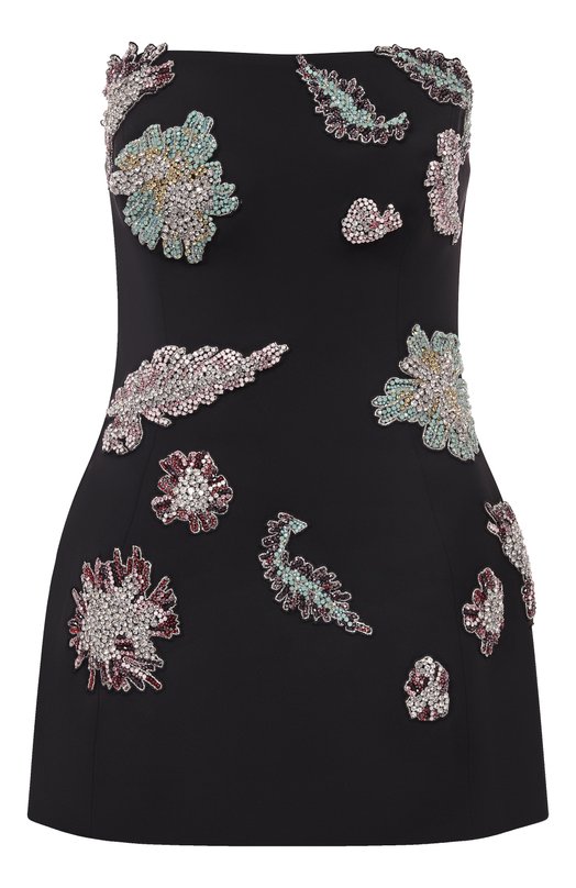 Топ с отделкой стразами Zuhair Murad FTP25025/CRCA019 Чёрный FTP25025/CRCA019