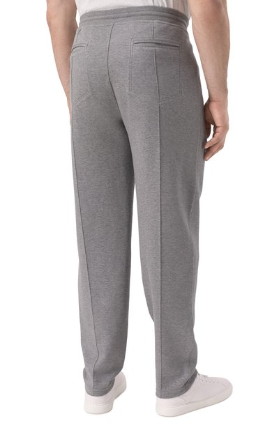 Брюки из хлопка и кашемира BRUNELLO CUCINELLI, арт. MM8313212G, фото 4