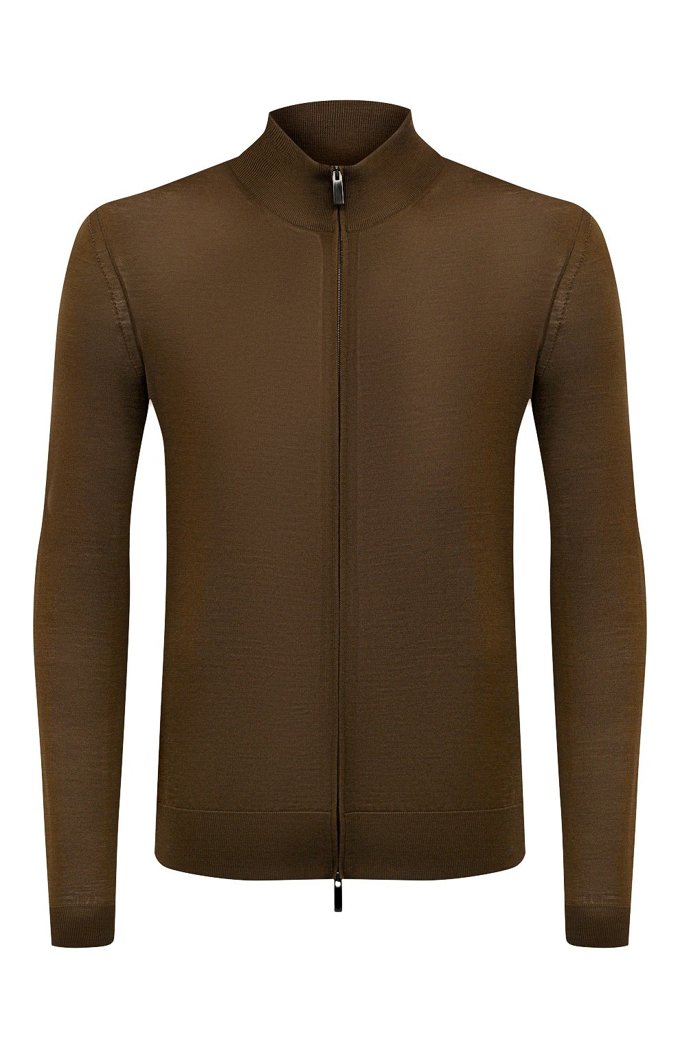 Шерстяной кардиган ZEGNA коричневого цвета по цене 115000 руб., арт. UZM00/157, фото 1 Шерстяной кардиган ZEGNA, арт. UZM00/157, фото 1