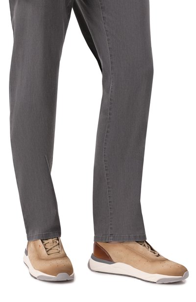 Кроссовки innova из нубука SANTONI, арт. MBIG22032BGRT0PQ, фото 3