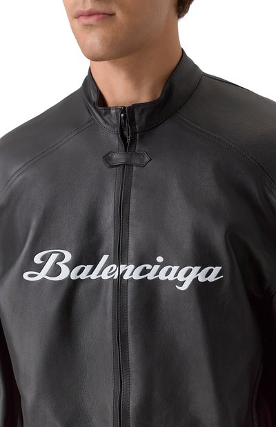 Кожаная куртка balenciaga x automobili lamborghini BALENCIAGA, арт. 835112/TSS13, фото 5