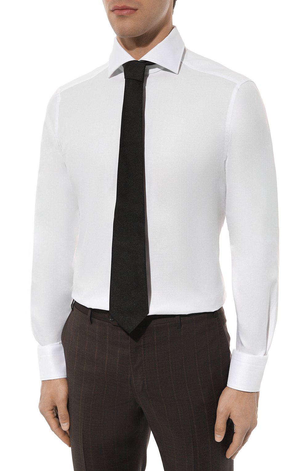 Хлопковая сорочка ZEGNA, арт. 701620A7/9MS0BA, фото 3