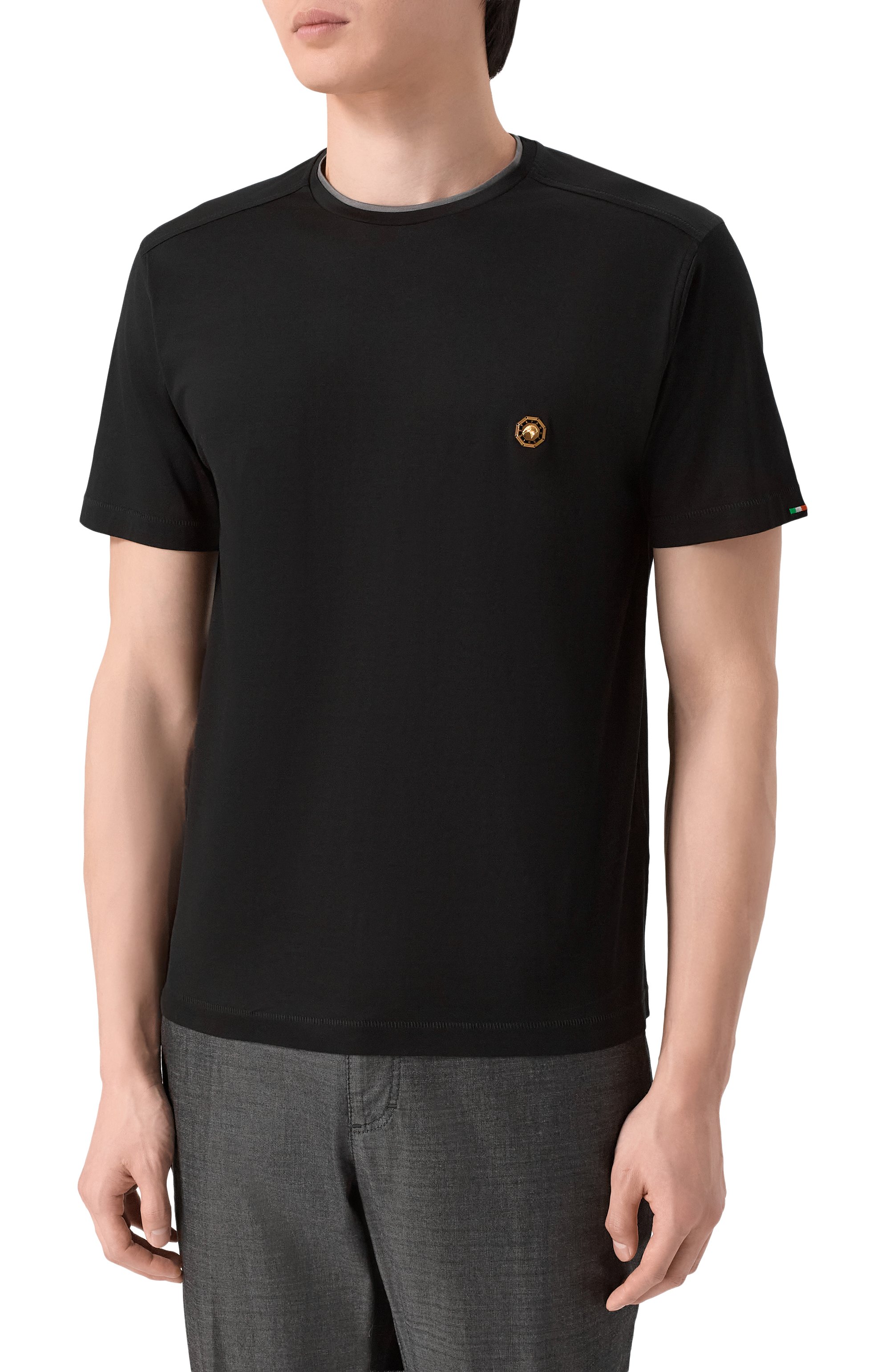 Хлопковая футболка STEFANO RICCI, арт. MNH6105000/TE0001, фото 3