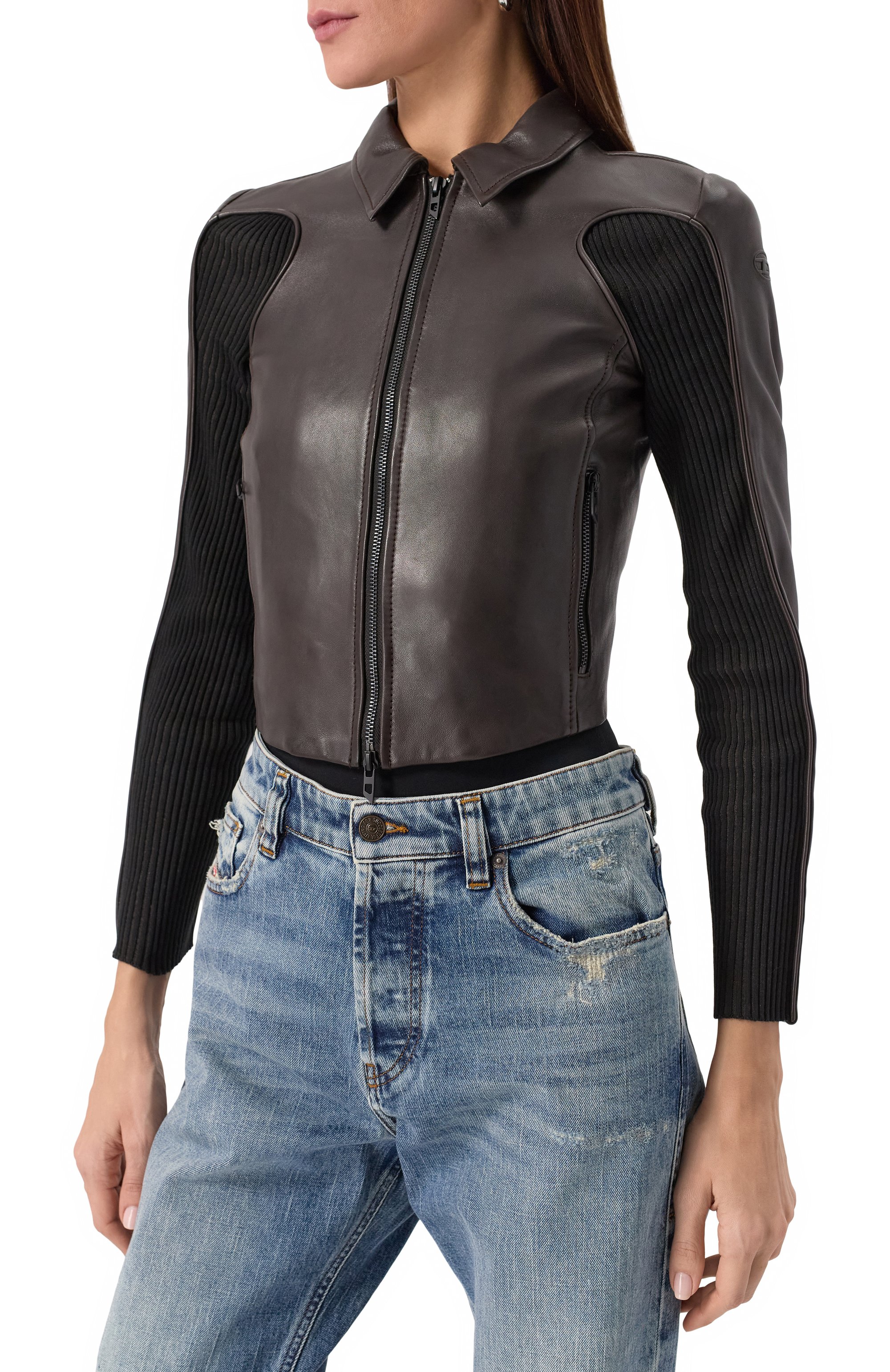 Кожаная куртка DIESEL, арт. A15373/0AJIR, фото 3