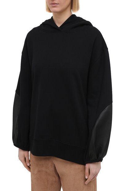 Худи DOROTHEE SCHUMACHER черного цвета по цене 29950 руб., арт. 123207/CASUAL C00LNESS, фото 3 Худи DOROTHEE SCHUMACHER, арт. 123207/CASUAL C00LNESS, фото 3