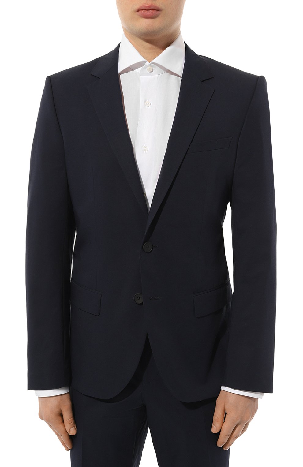 Хлопковый костюм HUGO темно-синего цвета по цене 65800 руб., арт. 50491056, фото 2 Хлопковый костюм HUGO, арт. 50491056, фото 2