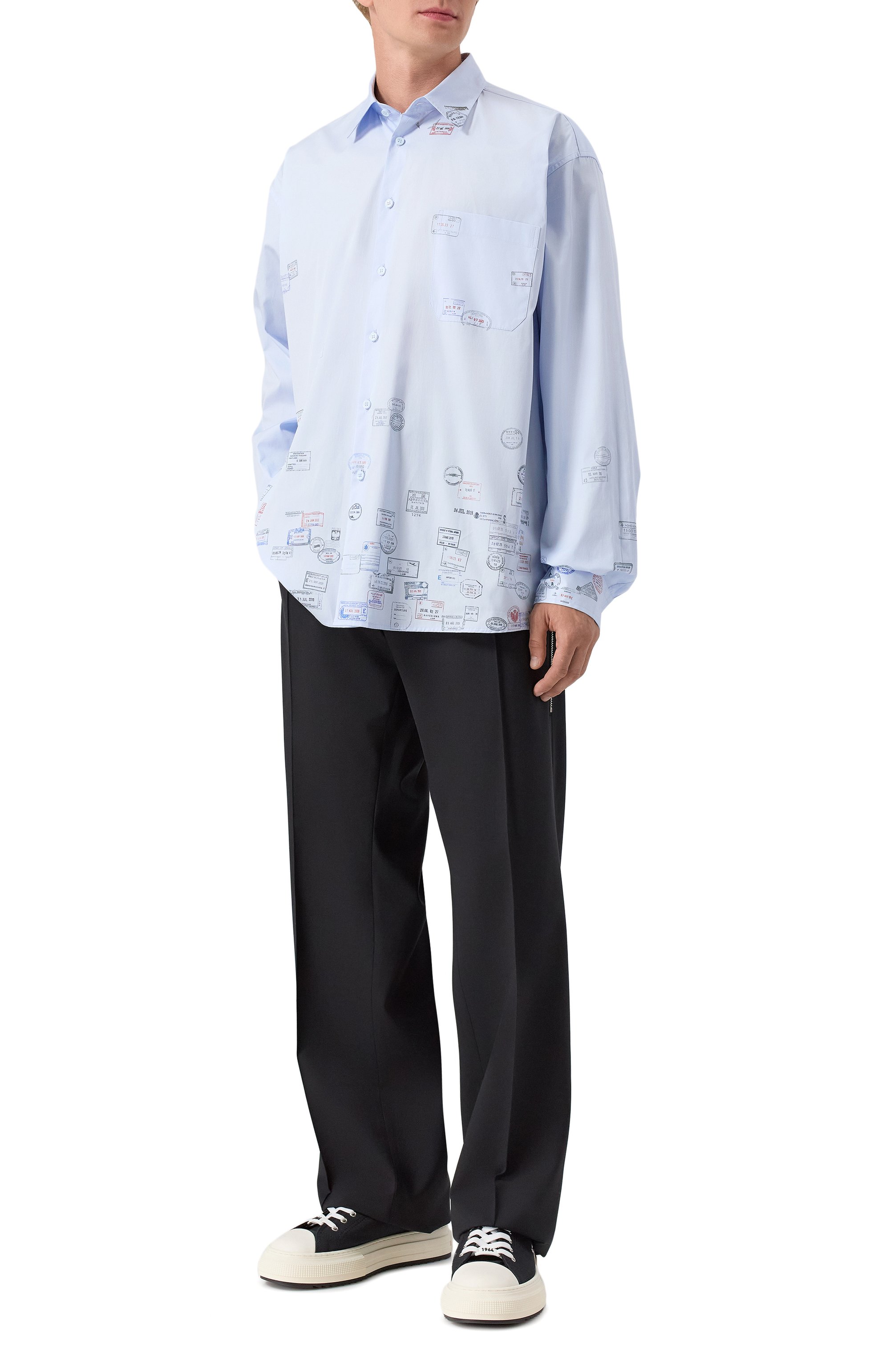 Хлопковая рубашка VETEMENTS, арт. UH76SH150L, фото 2