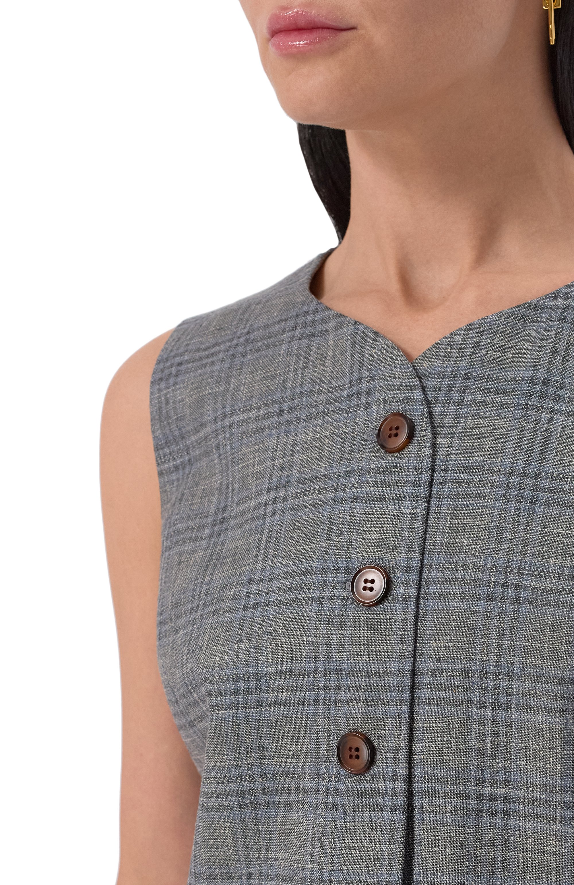 Жилет из шерсти и кашемира LESYANEBO, арт. LN03H-411_FH, фото 5