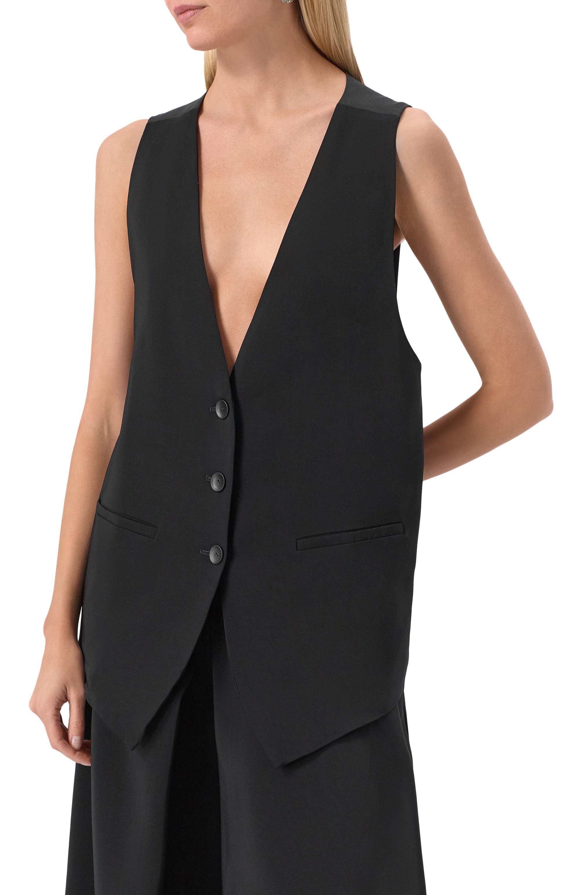 Жилет из вискозы ANDREA YA'AQOV, арт. 25WNEW38, фото 3