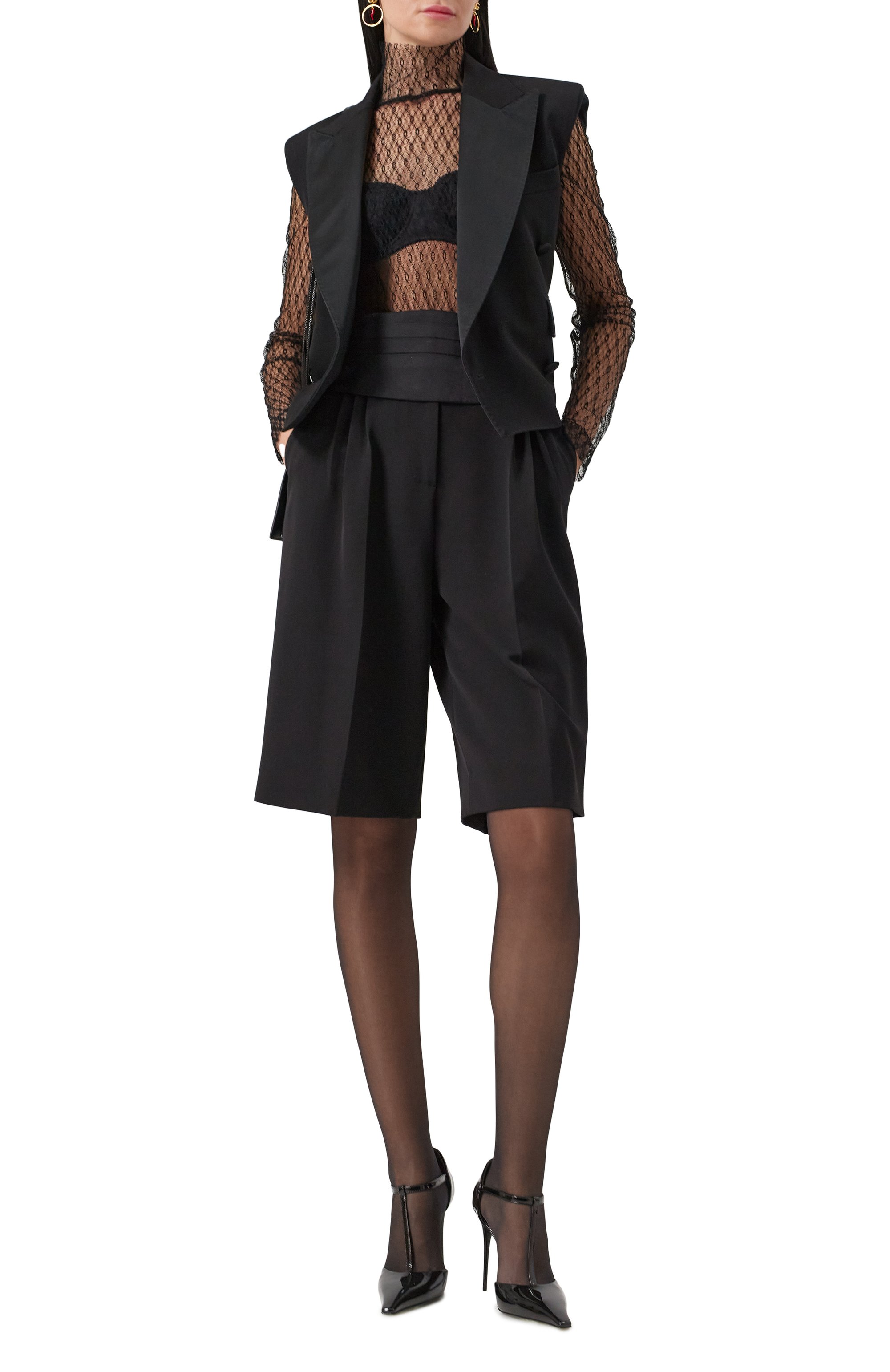 Жилет из шерсти и шелка DOLCE & GABBANA, арт. F29FTT/FU21E, фото 2