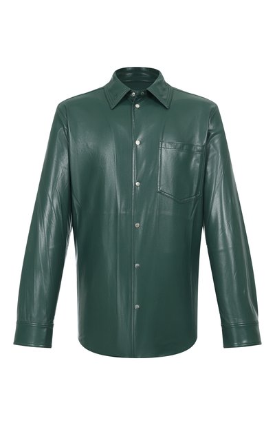 Мужская рубашка из экокожи NANUSHKA, арт. NM25RSTP02267