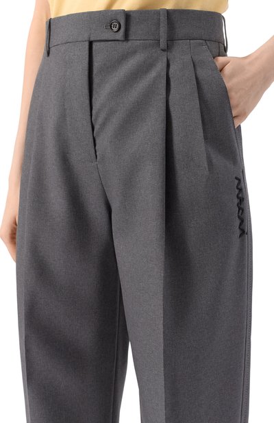 Шерстяные брюки MARNI, арт. PAMA0542SU/TW839, фото 5