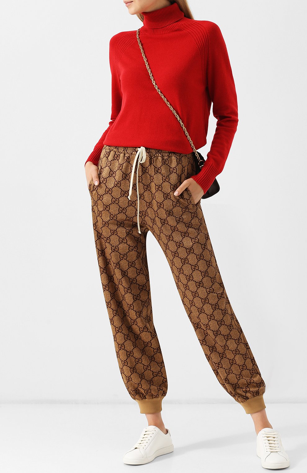 Джоггеры с принтом и эластичным поясом GUCCI, арт. 526525/X9W21, фото 2