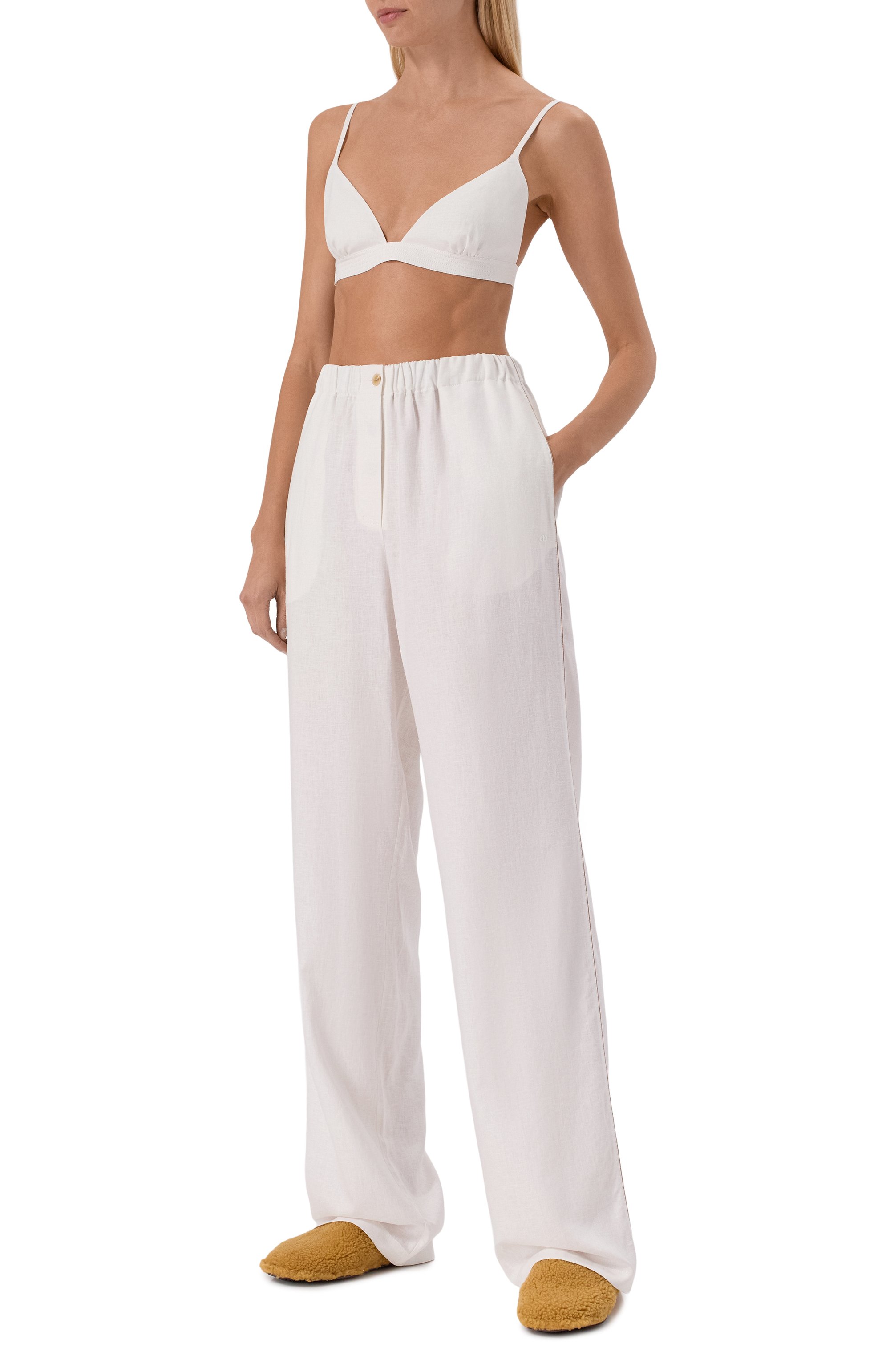 Брюки изо льна и вискозы EDOMO, арт. T006119SS25, фото 2