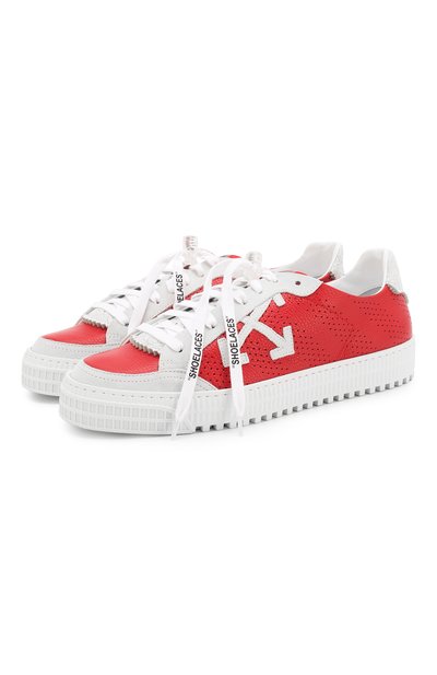 Комбинированные кеды OFF-WHITE, арт. 0MIA112R19B270012001, фото 1