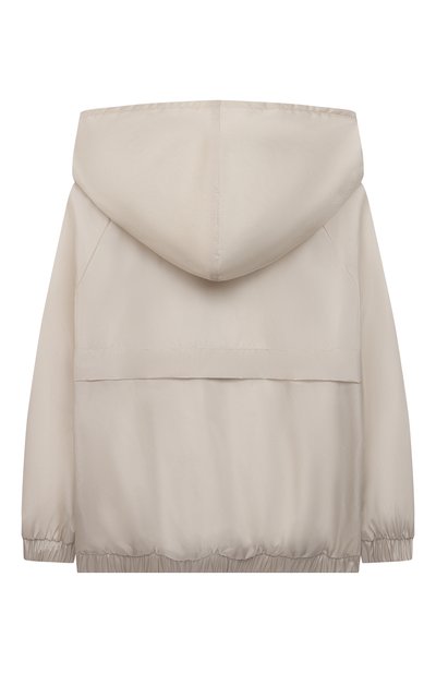 Ветровка с капюшоном IL GUFO бежевого цвета по цене 15350 руб., арт. P21GR162N0031/24M, фото 2 Ветровка с капюшоном IL GUFO, арт. P21GR162N0031/24M, фото 2