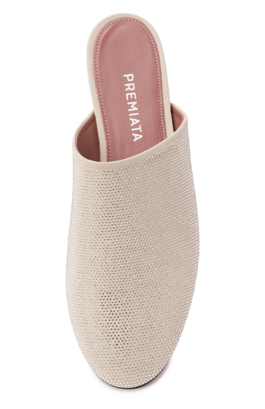 Замшевые сабо Premiata M7009/CAM0SCI0+STRASS Кремовый  M7009/CAM0SCI0+STRASS Фото 6