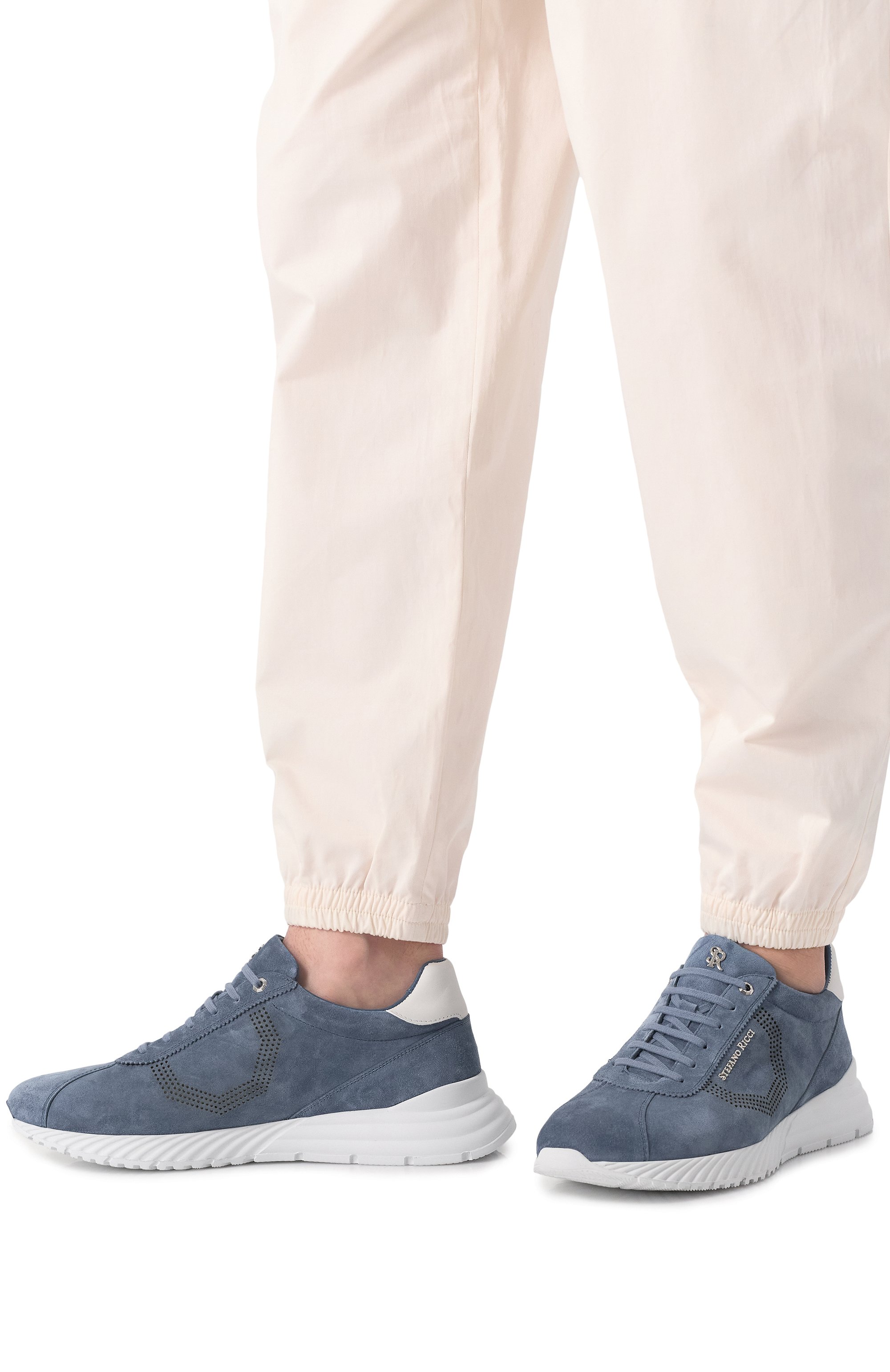 Замшевые кроссовки STEFANO RICCI, арт. UZ689G6574/SDPWY, фото 3