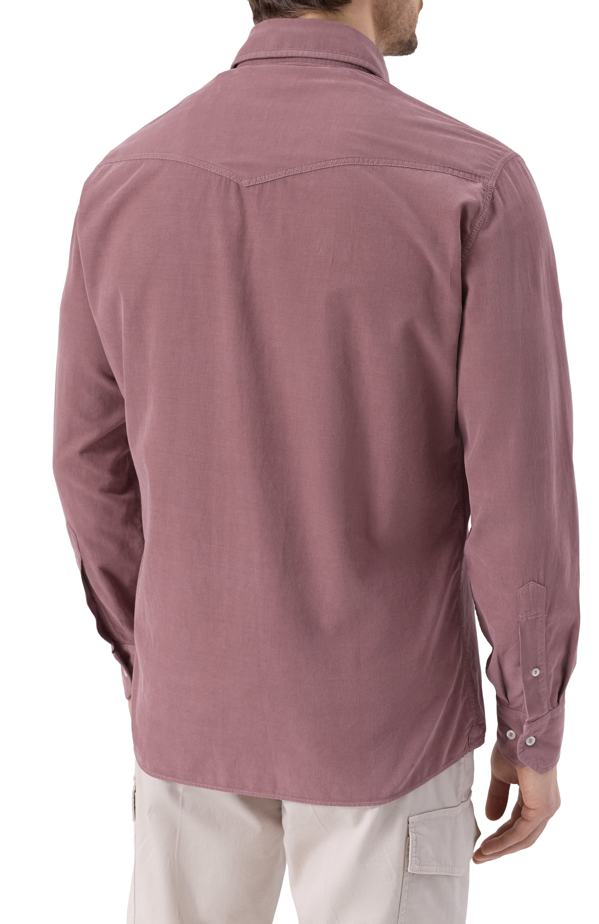 Вельветовая рубашка BRUNELLO CUCINELLI, арт. ML688B2151, фото 4