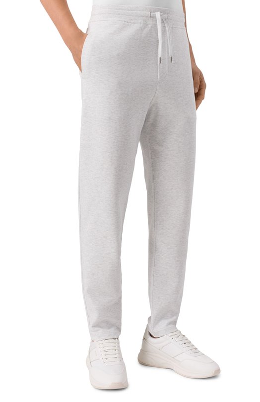 Хлопковые брюки Brunello Cucinelli MW8633243G Серый  MW8633243G Фото 3