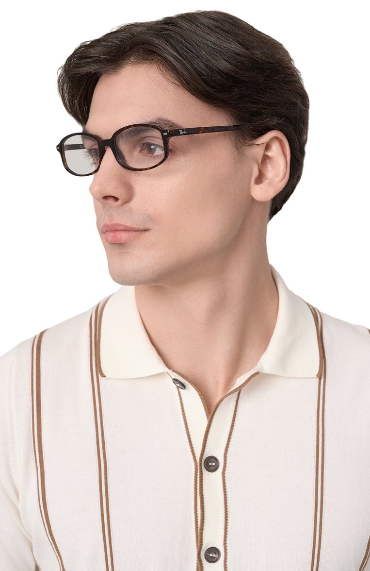 Женские оправа RAY-BAN коричневого цвета, арт. 5432-2012 | Фото 2 (Тип очков: Оправа; Материал: Пластик; Кросс-КТ: Оправы-унисекс; Очки форма: Прямоугольные; Оптика Гендер: оптика-унисекс)