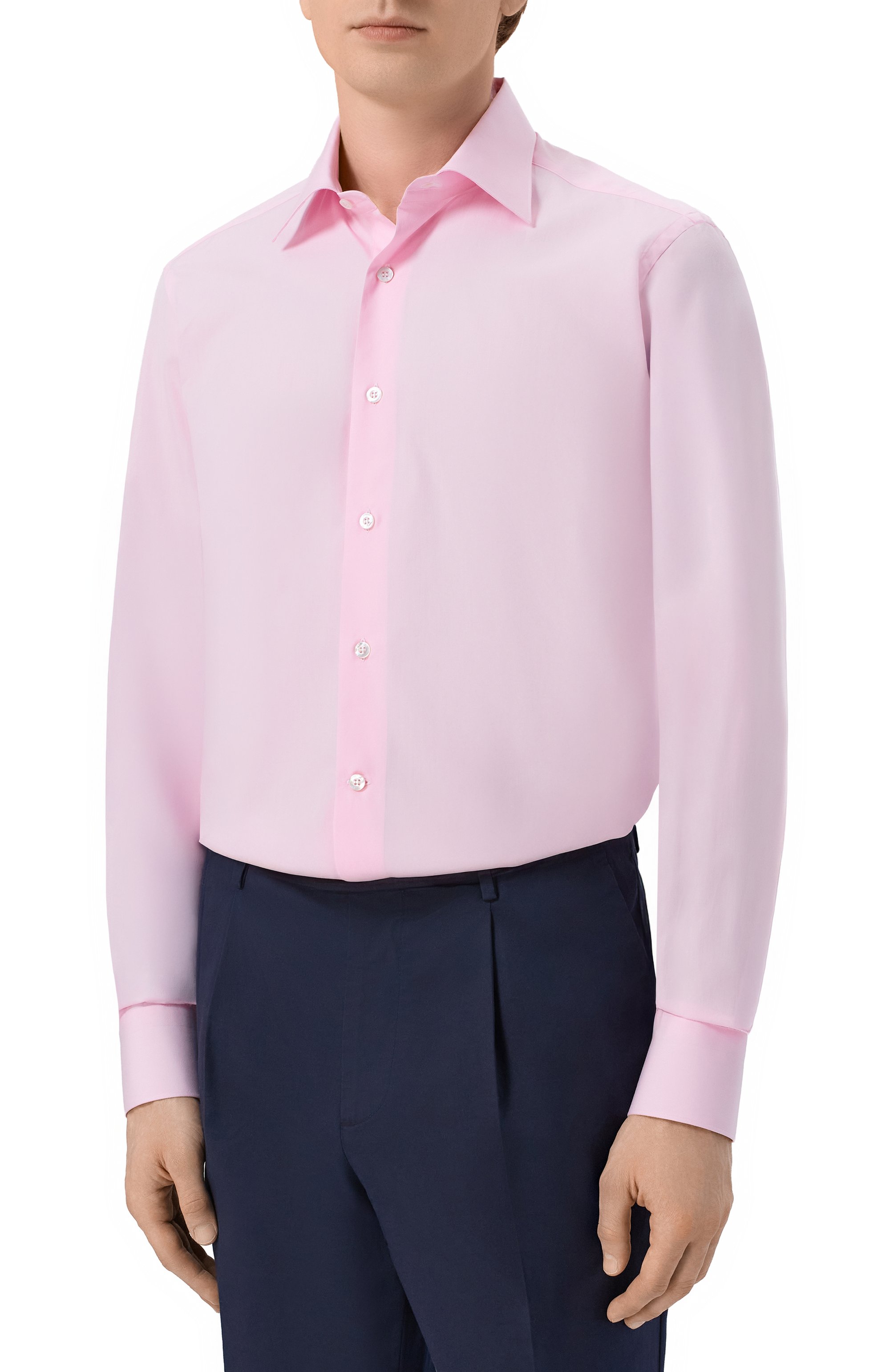 Хлопковая сорочка MVST розового цвета по цене 119000 руб., арт. M26.CSM.B401/7089/9836, фото 3 Хлопковая сорочка MVST, арт. M26.CSM.B401/7089/9836, фото 3