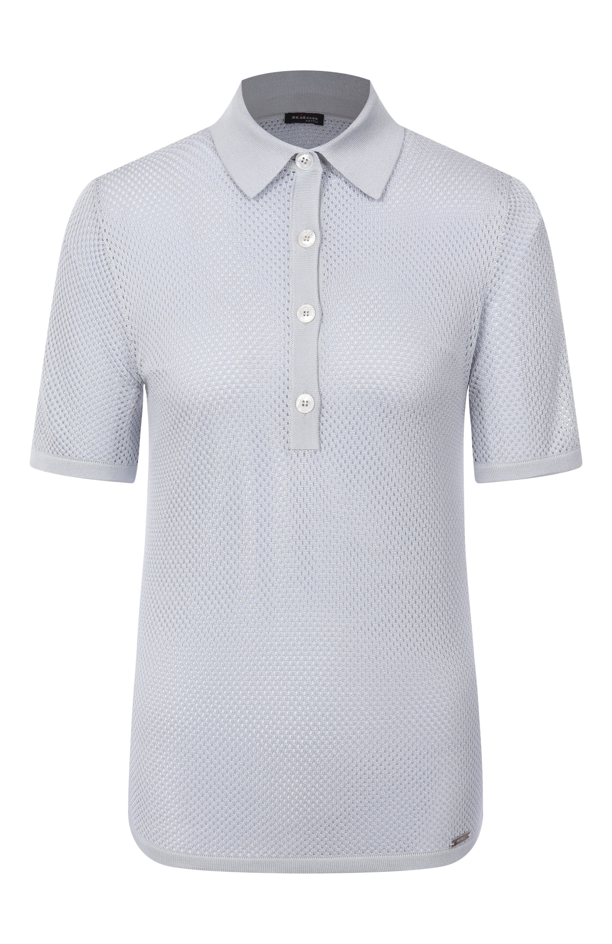 Шелковое поло KITON, арт. D5571406412, фото 1