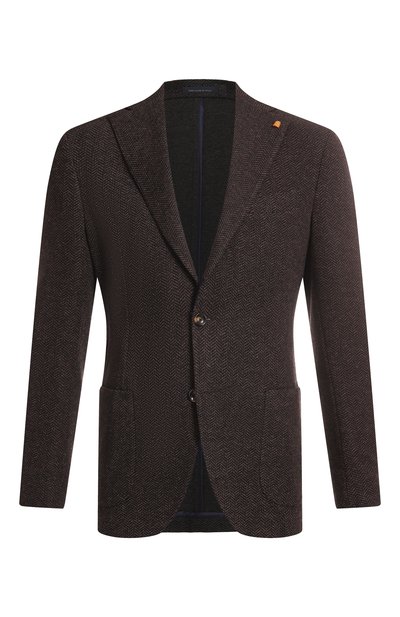 Мужской пиджак из шерсти и хлопка SARTORIA LATORRE, арт. JD74/JG031